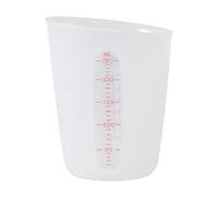 SUPVOX Silicone Measuring Cup 8.86Oz Flexible Semi-Transparent Liquid Container with Graduated Scale for Precise Dosage Kitchen and DIY Crafts