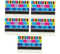 SUPVOX 25pcs Kalimba Stickers for Beginners Thumb Piano Decals Recognition Music Supplies for Learning Chord Progressions Non-residue Design