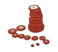 SUPVOX 25pcs Saxophone Leather Pads Replacement for Professional Saxophone Pads Set