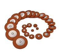 SUPVOX 25pcs Saxophone Leather Pads Replacement Professional Alto Saxophone Pads