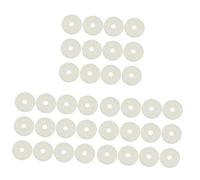 SUPVOX 270pcs Piano Washer Felt Tuning Accessories for Key Leveling White Washers for Reducing Noise and Restoring Sound Hardness for Piano Repair and Maintenance