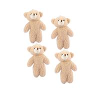 SUPVOX 28 Pcs Little Bear Doll Hanging Plush Keychain Soft Stuffed Animal Pendants for Bags and Phones Cute Bear Ornaments for Gift Giving