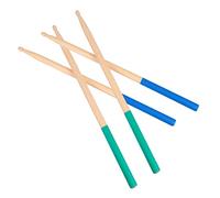 SUPVOX 2pairs Slip Drum Sticks for Practice Made of Maple Wood Nonslip Handle for Boy Girl Drumming Lessons Included