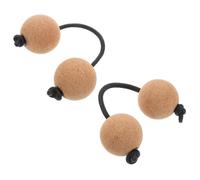 SUPVOX 2pairs Unique Rhythm Experience Shaker Balls Handheld Percussion for Beginners and Boys and Girls Dual Ball Design for Party Favors