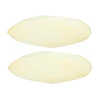 SUPVOX 2pcs 350mm Diameter Leather Drum Covers Replacement Drumheads Percussion Parts for African Hand Drum Accessories