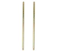 SUPVOX 2pcs 55cm Galvanized Steel Garbage Bin Wheel Axle Rod Replacement for Outdoor Trash Can Pulley Shaft Sturdy Waste Bin Wheel Axle Parts