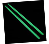 SUPVOX 2pcs 5a Walnut Drumsticks Fluorescent Green Glow-in-the-dark Drum Hammers for Percussion Instrument Accessories Suitable for Professional and Beginner Drummers