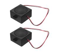 SUPVOX 2pcs 5w 4ohm Full-range Mini Speaker Enclosures with Single Cavity Design, Compact Wired Speakers for Lcd Tv Monitor and Advertising Machine Audio