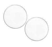 SUPVOX 2pcs 6-inch White Drum Set Skin Replacement Drumheads for Jazz Drum Kit Practice Pads Covers Surface for Set Repair