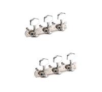 SUPVOX 2pcs Acoustic Guitar Tuning Key Pegs Metal Square Button a Guitar Tuner Keys and Tuning Machine Head for and String