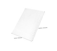 SUPVOX 2pcs Acrylic Loose Leaf Cover Binder Cover for Planner Refillable Protective Shell High Transparency Acrylic Modern Simplicity Design Travel Journal School Planner