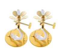 SUPVOX 2pcs Adjustable Butter Lamp Wick Holder with Cotton Thread Metal Telescopic Wick Stand for Home Decoration and Party Use Prevents Scalding