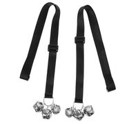 SUPVOX 2pcs Adjustable Dog Doorbell Trainer with Clear Bells for Potty Training Pet Training Bell with Rope and Adhesive Hooks for Convenient Door Handle Hanging