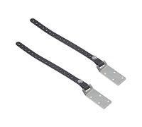 SUPVOX 2pcs Adjustable Furniture Wall Anchors Tip Straps for Safety and Earthquake Protection Iron Plastic Material Easy Installation for Cabinets and Bookshelves