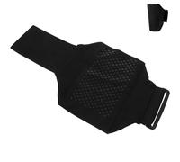 SUPVOX 2Pcs Adjustable Leg Pouch Bag for Phone Storage Shockproof Mobile Holder for Running Cycling and Outdoor Activities Fits Devices Black