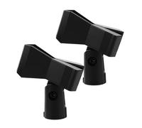 SUPVOX 2pcs Adjustable Mic Stand Adapter Clip Holder Metal Screw Adapter for Wireless Desk Mic Clamp Vertical Spring Clip Holder Suitable for Tabletop Use