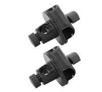 SUPVOX 2pcs Adjustable Microphone Crossbar Clamp Bracket Arm Adapter 15mm to 19mm Live Broadcast Equipment Mount for Tripod Stand