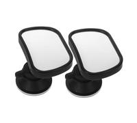 SUPVOX 2pcs Adjustable Rear Facing Car Mirror with Suction Cup Wide View Backseat Observation Mirrors for Newborns and Shatterproof High Definition Reflective Surface for Clear Monitoring