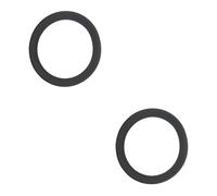SUPVOX 2pcs Alto Saxophone Mute Ring Silicone Noise Reduction Case for Alto Sax and Trumpet Lightweight and Sound Dampening for Practice Without Disturbance Black