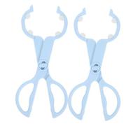 SUPVOX 2pcs Anti-Slip Bottle Clamp Tongs High Temperature Resistant Nursing Feeder Tool Portable Lightweight Care Accessory for Hot Bottle Handling