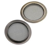 SUPVOX 2pcs Antique Bronze Guitar Sound Hole Covers Resonator Screens Acoustic Guitar Accessories Small Soundhole Grilles for Musical Instrument Parts