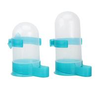 SUPVOX 2Pcs Automatic Parrot Feeder and Water Fountain Pet Cage Accessory for Birds and Pigeons Detachable Design for Easy Cleaning Stable Fit for Various Cages Safe Smooth Random Color