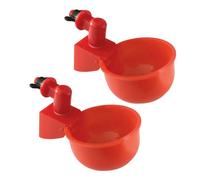 SUPVOX 2Pcs Automatic Poultry Water Feeders Drinkers Bowls for Chickens Pigeons Quail Sun Protection Poultry Feeding Tools Suitable for Farm Garden Home Use
