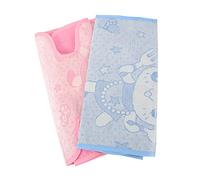 SUPVOX 2pcs Baby Seat Mat and Stroller Cooling Pad for Infants, Thin Blue Pink Ice Silk Non-Woven Fabric, Summer Breathable Cooling Liner for Baby Carriage and Dining Chairs