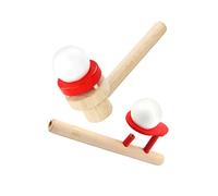 SUPVOX 2Pcs Balanced Blowing Balls for Interactive Cognitive Plaything for Parent Bonding Safe Materials Fun Air Control Game