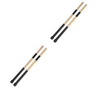 SUPVOX 2pcs Bamboo Drum Sticks for Jazz Folk Music Drum Stick Rods Jazz Brush for Performance Practice