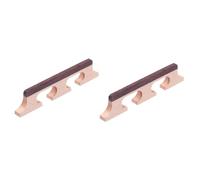 SUPVOX 2pcs Banjo Bridge Replacement Wooden Guitar Bridge for 4-string Guitar and Banjo