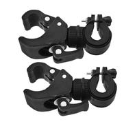 SUPVOX 2pcs Bike Flashlight Holder Clamp with Rotation Adjustable Heavy Duty Torch Mount for Cycling Handlebar Nonslip Grip Compact and Portable Design for Outdoor Use