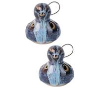 SUPVOX 2pcs Bird Shape Ocarina Music Instrument Flute for Beginners Portable and Easy to Learn Random Color