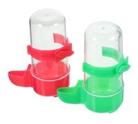 SUPVOX 2pcs Bird Water Feeders Water Dispenser Easy to Install Plastic Can Be Installed on The Birdcage Suitable for Pigeon