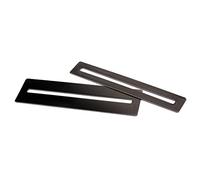 SUPVOX 2pcs Black Fretboard Protectors Adjustable Fingerboard Guards for Guitar Bass Luthier Tool for Dressing and Polishing Frets