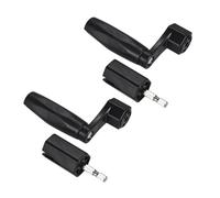 SUPVOX 2pcs Black Guitar String Winder Tool for Ukulele and Guitar with Precision Tuning, Plastic and Metal Material, for Daily Practice and Travel