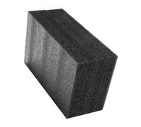 SUPVOX 2pcs Black Hard Foam Sheets, Cuttable Foam Packaging Pad for Tool Box, Camera Storage Inserts, Recyclable Shock Resistant Expanded Polyethylene