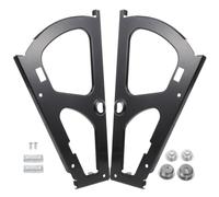 SUPVOX 2pcs Black Shoe Cabinet Flip Brackets, Single Layer Cold Rolled Steel Frame, Easy to Install and Simple to Operate, for Narrow Home Shoe Cabinet Racks