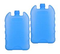 SUPVOX 2pcs Blue Ice Cooling Packs for Lunch Boxes and Outdoor Activities, Reusable Pe Material Freezer Blocks for Coolers, Portable and Versatile Ice Packs for Keeping Food Fresh
