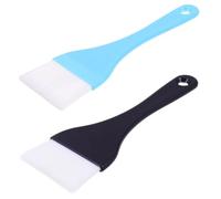 SUPVOX 2pcs Body Brush Set with Long Handle and Soft Densely Packed Nylon Bristles for Wide Coverage and Quick Application, for Body Exfoliation and Face Mask Application at Home Spa