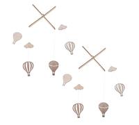 SUPVOX 2pcs Boho Style Wind Chimes Hot Air Balloon Decor for Boys and Girls Wind Chimes for Garden Decor