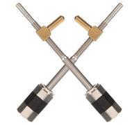 SUPVOX 2pcs Bow Screw Violin Bow Repairing Screw Violin Replacement Violin Bow Frog Tool Violin Rod Accessory Violin Fittings Parts Viola Rod Violin Accessory Metal Music Component