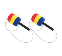 SUPVOX 2pcs Boys and Girls Mallet Whack-mole Hammer Toy Pounding Prop for Carnival Game Supplies Toddlers Toy Mallet
