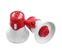 SUPVOX 2pcs Boys and Girls Megaphone Voice Changer Portable Megaphone Speaker Little Horn Toy Horn for Toddlers Red Keychain