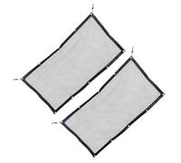 SUPVOX 2Pcs Car Net Barrier Mesh Pet Divider for Vehicle Safety Prevents Claw Damage Easy to Install and Stable Fit for Dogs