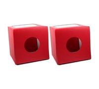 SUPVOX 2pcs Cardboard Suggestion Box with Slot and Lock, Raffle Ticket Donation Box, Plastic Storage Container for Fundraising Events and Community Voting