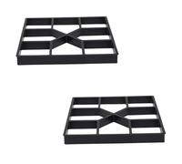 SUPVOX 2pcs Cement Brick Mold DIY Path Maker Paving Sidewalk Mold for Garden Patio Stepping Stone Floor Decoration Tool