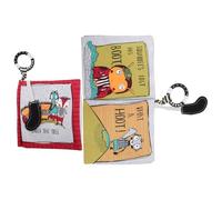 SUPVOX 2pcs Cloth Books for Tear Resistant Educational Fabric Books with Crinkle and Textured Fabrics Portable Lightweight Learning for Sensory Development and Early Reading Interest