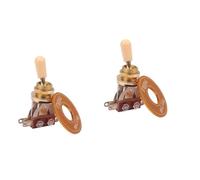 SUPVOX 2pcs Construction Way Guitar Toggle Cap Fits Easy Install Guitar Accessory Kit Rhythm Treble Washer