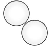 SUPVOX 2Pcs Convex Rearview Mirrors Heavy Duty Large Side Mirrors for Tractors Excavators Loaders Front-End Anti-Rear-End Collision Design Suitable for Industrial Use